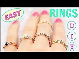 How to Make a Ring in 5 Minutes ( So Easy) | DIY Rings | Best Out Of Waste