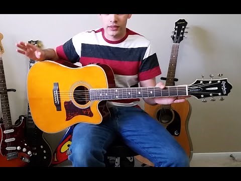 Epiphone Masterbuilt DR 500 MCE Guitar REVIEW