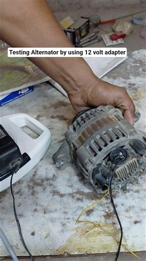 How to check car Alternator by using adapter