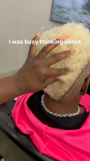 Kiani Kancey on Instagram: "Starting off this stunning blonde Mohawk cut transformation! ✂️✨ My client’s hair is about to get a complete luxury upgrade—blonde plaits coming your way. Can’t wait to show you the final look! Stay tuned for this bold, beautiful transformation. #BlondeMohawk #PlaitedPerfection #HairGoals #TransformationInProgress"