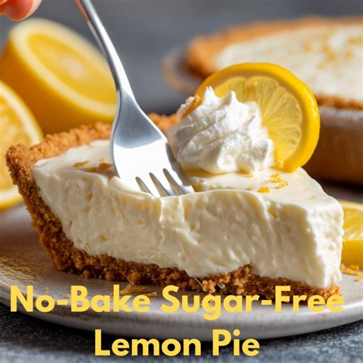 17K views · 351 reactions | 不 No-Bake Sugar-Free Lemon Pie Creamy,...
