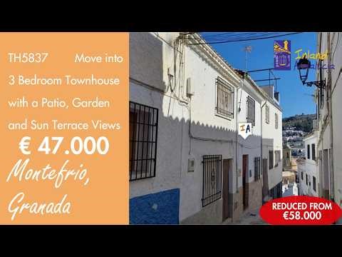 47K, 3 Bedroom Townhouse + Patio, Garden Terrace Property for sale in Spain inland Andalucia TH5837