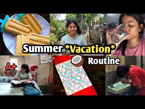 SUMMER VACATION ⛱️ MORNING - NIGHT 📚 STUDY ROUTINE 🥥 Toppers Study Time-table 🍉