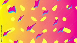 80s aesthetic background with neon colors and motion. Stock Video