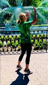 Bonaparte’s Retreat Line Dance in Front of Savannah’s Famous Fountain Turned Green For St. Patty Day