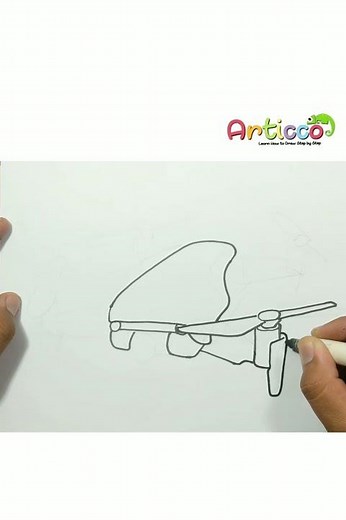 How to Draw Drone #Shorts