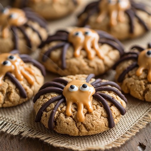 🕷️ Peanut Butter Spider Cookies These cute, three-ingredient cookies come together in moments—perfect for spooky gatherings or Halloween treats that delight kids and grownups alike! Ingredients (Makes 9 Cookies) 240g smooth peanut butter 100g light brown sugar 1 large egg 18 Maltesers (or halal-certified chocolate malt balls) 18 edible eyes Chocolate writing pen (or melted chocolate in a piping bag) 👻 How to Bake & Decorate Prep: Preheat your oven to 350°F (175°C). Line a baking tray with parc