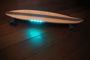 Ride an Arduino-powered longboard with speed-reactive LEDs | Arduino Blog