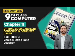 9th Class Computer Chapter 11 | Exercise MCQ's Short and long Question | New Book 2025