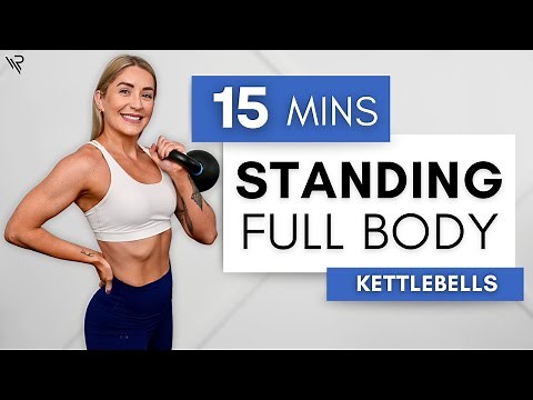 15 Min Kettlebell STANDING Full body Workout
