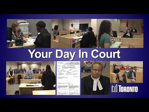 Your Day in Court - Toronto Court Services