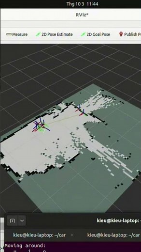 SLAM Mapping with RPLIDAR A1 on Raspberry Pi 4 #ros2 #slam #lidar #mapping #automobile #navigation