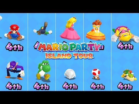 Mario Party: Island Tour // All Characters [4th Place]