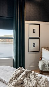 Wake up refreshed with custom drapery and roller shades from Budget Blinds. Plus, who doesn't love showing off a beautifully styled room? 🙌 Reach out to your local Budget Blinds to discover window treatments that match your style (and your sleep schedule). https://bit.ly/3WDb3SW Get the look: Enlightened Style Roller Shade with 5% Nordic Screen Plus in Black paired with Vadain Drapery in Rimini Pewter. #BudgetBlinds #YourCanvasYourHome #LayeredWindowTreatments #BetterSleep | Budget Blinds