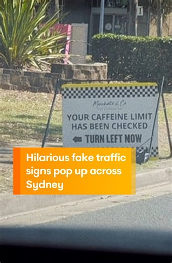 110K views · 946 reactions | Some cheeky Sydneysiders are making the most of recognisable traffic sign designs  #trafficsign #sign #streetsign #speeding #roadwork #lollipopsign #sunriseon7 WATCH SUNRISE FOR MORE | @7plus ☀️ | Sunrise | Facebook