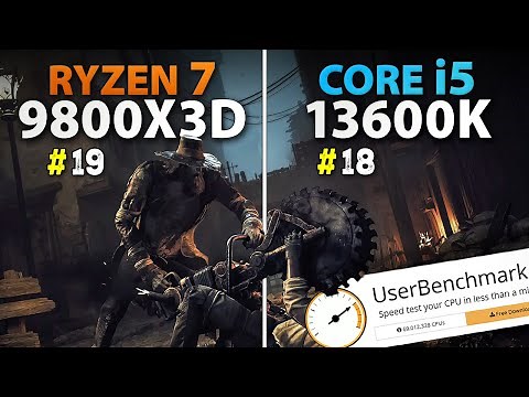 UserBenchmark - How BAD is it? | i5-13600K vs Ryzen 7 9800X3D