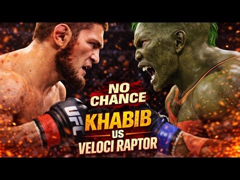Khabib vs. Veloci Raptor - EA Sports UFC 2 - Epic Fight