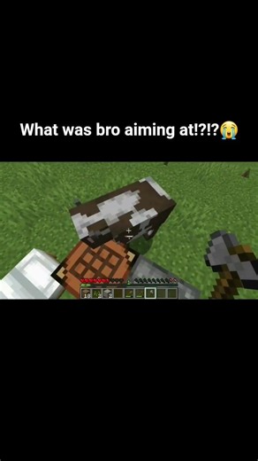 Full vid on channel #minecraftmods | What was bro aiming at!?!?😭