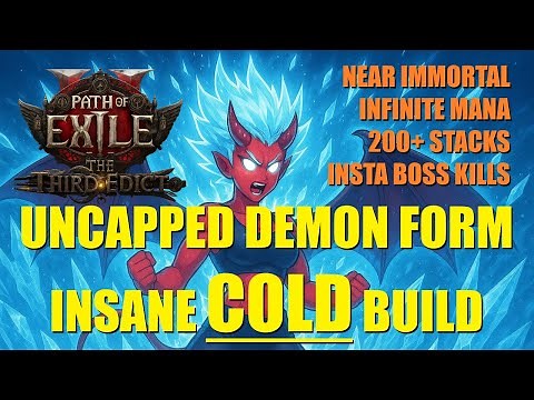 Infernalist Uncapped Demon Form - Insane COLD variant - Build Guide - PoE2 0.3