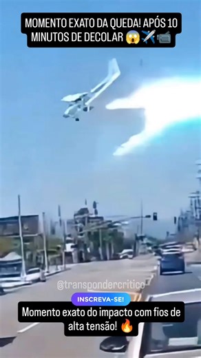 EXPLOSION IN THE AIR: Cessna 172 crashes after hitting high-voltage power lines in LA! 😱🛩️