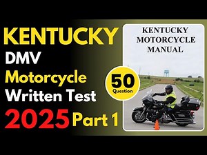 Kentucky Motorcycle Written Practice Test | Part 1 | CDL Motorcycle Written Practice Test
