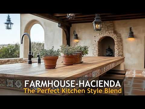 Spanish Hacienda Charm in a Modern Farmhouse Kitchen