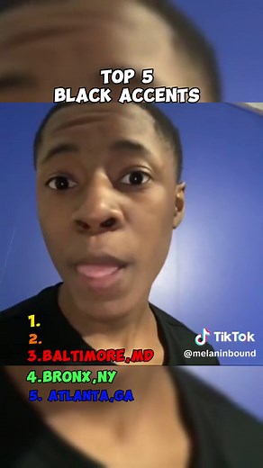 Top 5 black accents !#africanamericantiktok #fyp #viral #culture #accentchallenge