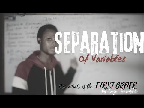 QUESTIONS ON SEPARATION OF VARIABLES// DIFFRENTIAL EQUATIONS OF FIRST ORDER AND DEGREE// ODE'S