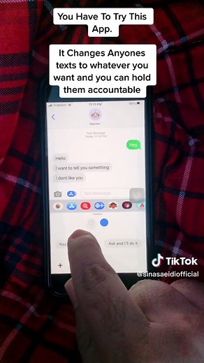 Change ANYONE texts! haha Enjoy! #sinasaeidiofficial #سيناسعيدي #sinasmr #fyp #fypシ #fypage #foryourpage
