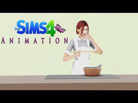 THE SIMS 4 ANIMATION - COOKING AND TALKING - DOWNLOAD