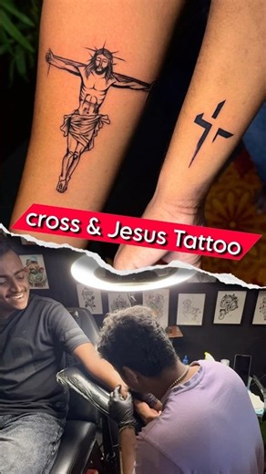 Jesus & Cross Tattoo,മതപരമായ Tattoo ചെയ്യുമ്പോൾ കുറേ പേർക്ക് ഇഷ്ട്ടമുണ്ടാകില്ല,ചെയ്യുന്നവർ ചെയ്യട്ടെ
