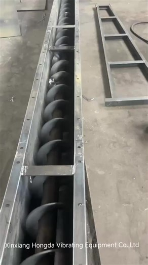 Automatic Carbon Steel Screw Conveyor Feeder with Axis for Concrete Sand and Gravel Particles