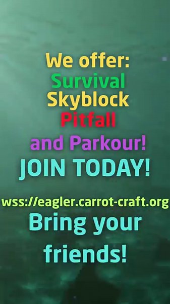 Join my eaglercraft server today! #eaglercraft