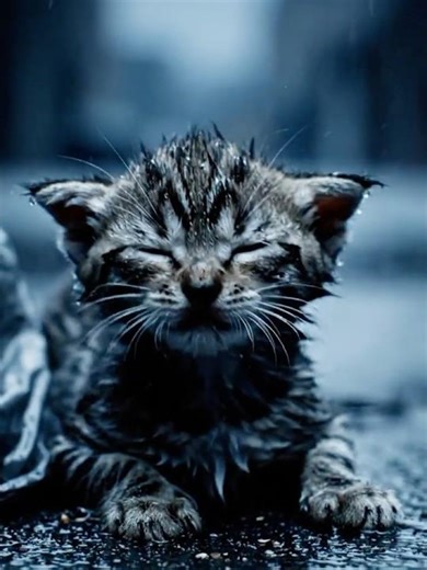 😭🐾He cried for his mother, Only silence answered.Kamin - Emin & Jony (slowed) #edit #catlovers