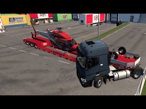ETS2 Episode 2 | Heavy Cargo: Helicopter Delivery Mission 🚁🚚