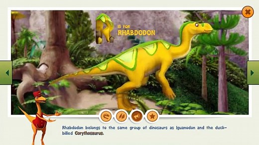 Dinosaur Train A to Z EP.5 - Dinosaur Fs - Educational App for Kids