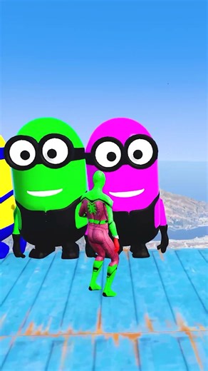 Epic Water Pranks Spider-Man Jump Fails Compilation Ep 5 #shorts