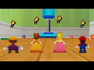 Mario Party DS MiniGames - Mario Vs Peach Vs Daisy Vs Wario (Master Difficulty)