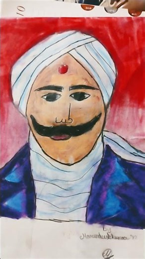 Mahakavi Bharathiyar My son draw how is this?