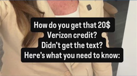 How to get the $20 Verizon credit