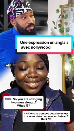 (Part 1) Une expression en anglais avec les films nollywood : « to string along… » @Frederick Leonard @Cynthia Clarke #apprendrelanglais #englishwithmissb #englishteacher #nollywoodmovies #tiktokdebloquemesvuesstp