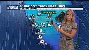 28 reactions · 4 comments | Cold air moves in Wednesday night! NBC2 News | Allyson Rae | Facebook