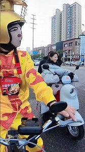 The beauty's face changes fast. Look into the eyes. Change of expression. Hold back the laughter.