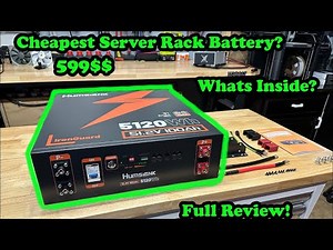 Humsienk 48V (51.2V) 100Ah Server Rack LiFePO4 Battery with Bluetooth