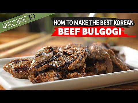 Amazing BBQ Beef Bulgogi, the Melt In Your Mouth Korean Dish