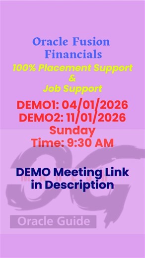 Oracle Fusion Financials Online Course #oracle #oraclefusion #job #oraclefusioncloudfinancials