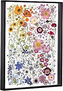 16x20, 20x24 Floating Frame - Black Acrylic Shadow Box Canvas Art Floater Frames for Wall Decor Gifts