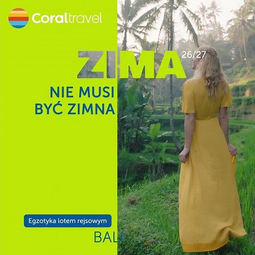Ucieknij od zimy! 🌴 Oferty Zima 26/27 z Coral Travel