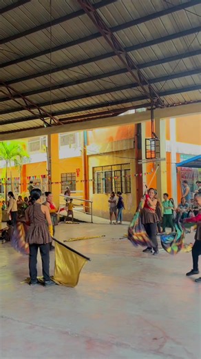 Color Guard Showcase at St. Aquiteria Elementary