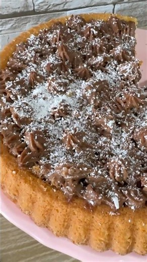 Soft Coconut and Nutella Tart: vanishes in 2 minutes! 🍫🥧